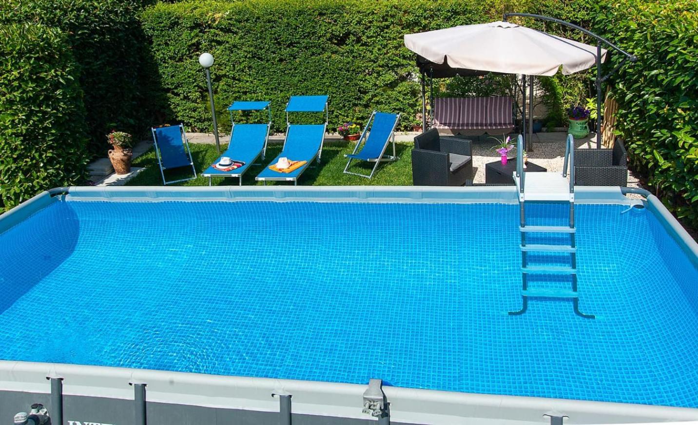Depandance Con Piscina In Uso In Esclusivo In B&B SantʼAntonio Abate Zewnętrze zdjęcie