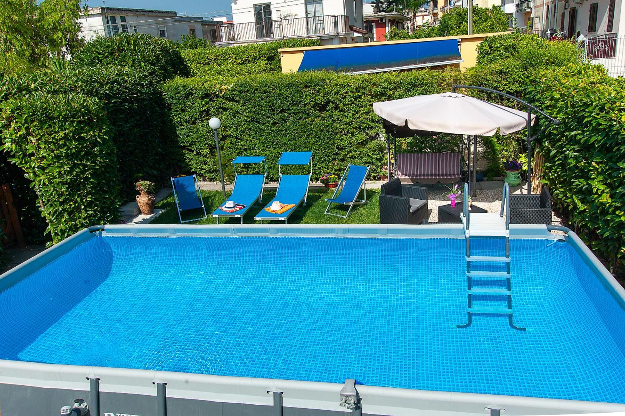 Depandance Con Piscina In Uso In Esclusivo In B&B SantʼAntonio Abate Zewnętrze zdjęcie